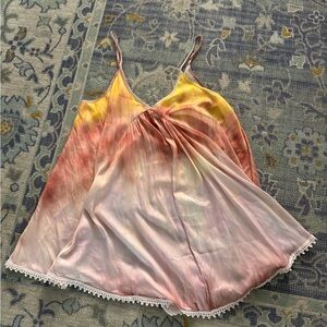 Free People tie dye mini dress. Size small.
